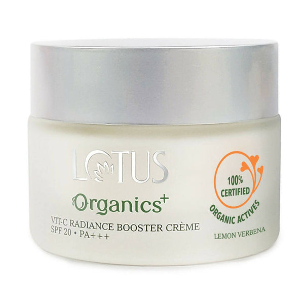 Lotus Organics+ Vit-C Radiance Booster Crème SPF 20 PA+++ - Lemon Verbena - Distacart