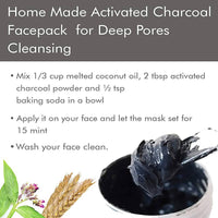 Thumbnail for NutroActive Activated Charcoal Powder for Face Pack