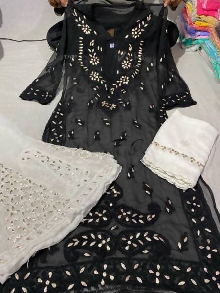 Arfa Fashion House New Collection Of Chikankari Gota Patti Lovers - Distacart