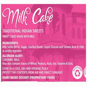 Bikanervala Milk Cake ingredients
