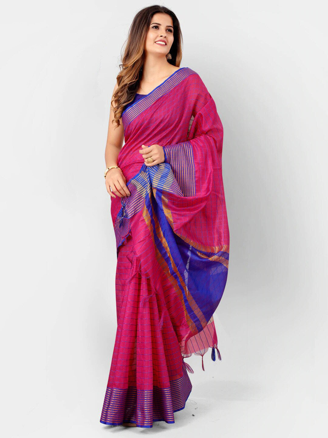 Kalini Women Pink Sarees - Distacart