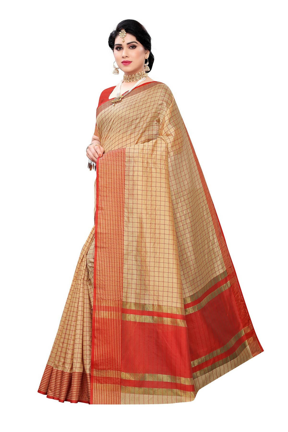 Vamika Chiku Cotton Silk Weaving Saree (MANIPURI CHIKU) - Distacart