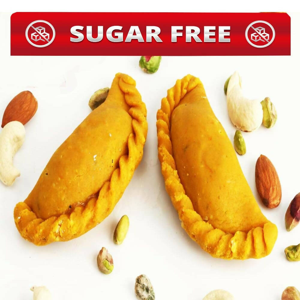 Ghasitaram Sugarfree Mawa Kesar Gujiya - Distacart
