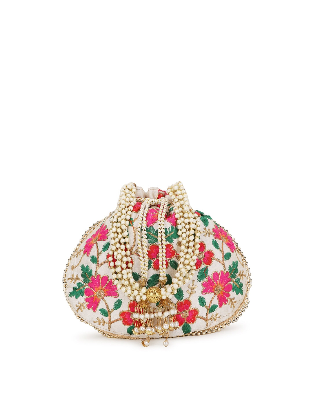 Anekaant Embroidered Potli Clutch - Distacart