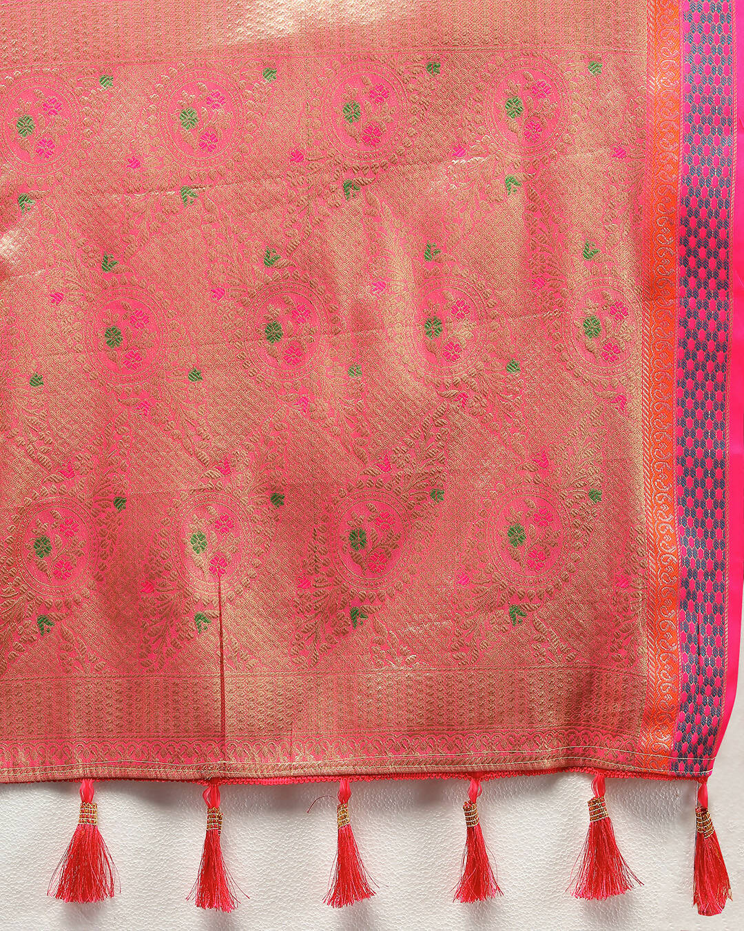 Lorenvalley Fashion Lavender Kanjivaram Silk Woven Design with Zari Weaving Saree - Distacart