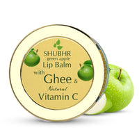 Thumbnail for Blue Nectar Shubhr Green Apple Lip Balm with Ghee & Natural Vitamin C 15 gm