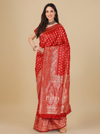 Kalini Woven Design Zari Art Silk Banarasi Saree - Distacart