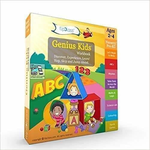 Genius Kids Worksheets for Nursery - Set of 8 Workbooks for Pre-KG