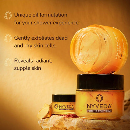 Nyveda Boost My Glow Radiance Activating Sugar Scrub - Distacart