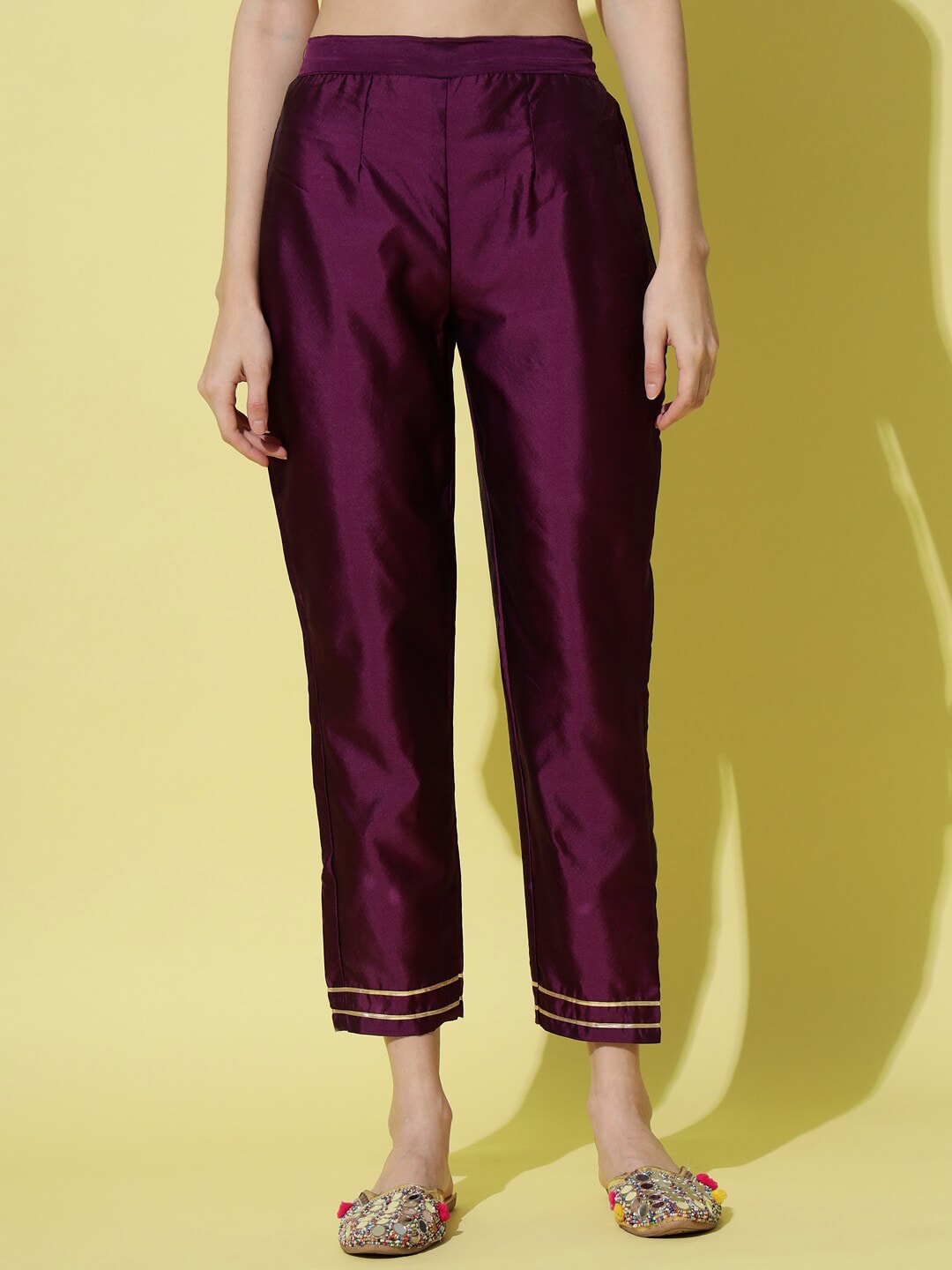 Kalini Ethnic Motifs Yoke Design Regular Thread Work Kurta with Trousers & With Dupatta - Distacart