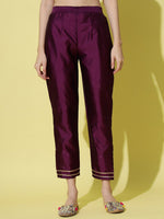 Thumbnail for Kalini Ethnic Motifs Yoke Design Regular Thread Work Kurta with Trousers & With Dupatta - Distacart