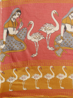 Thumbnail for Saree Mall Brown & White Printed Saree - Distacart
