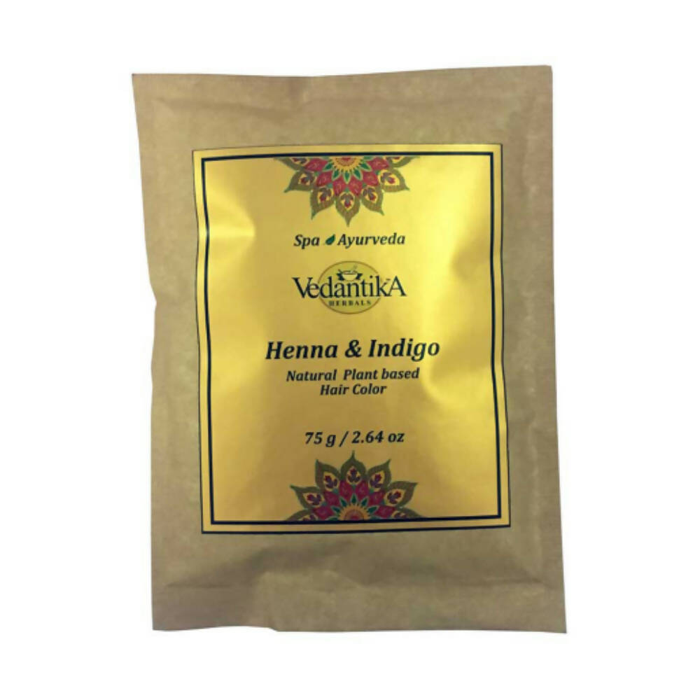 Vedantika Herbals Natural Henna & Indigo Hair Color - Distacart