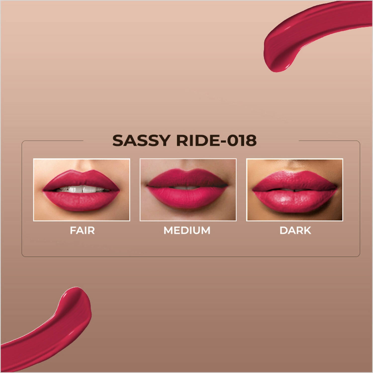 Colorbar Powerkiss Vegan Matte Lipcolor- Sassy Ride - Distacart