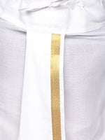 Thumbnail for Sethukrishna Boys Gold-Toned Kurta with Dhoti Pants - Distacart