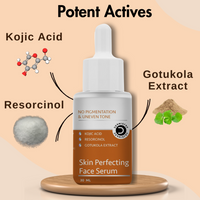 Thumbnail for Dermistry Skin Perfecting Fairness Face Serum Resorcinol Kojic Acid Hyper Pigmentation Uneven Tone - Distacart
