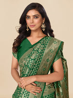 Thumbnail for Kalini Woven Design Zari Banarasi Silk Saree - Distacart