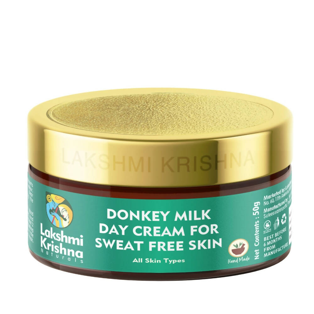 Lakshmi Krishna Naturals Donkey Milk Day Cream For Sweat Free Skin - Distacart