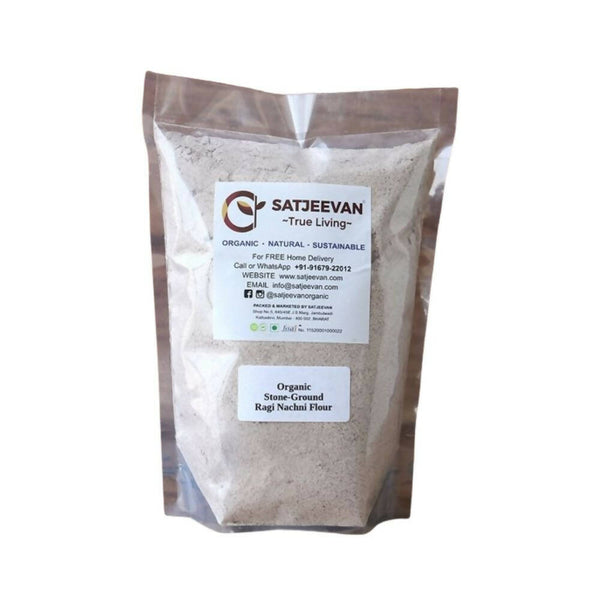 Satjeevan Organic Stone-Ground Ragi Flour - Distacart
