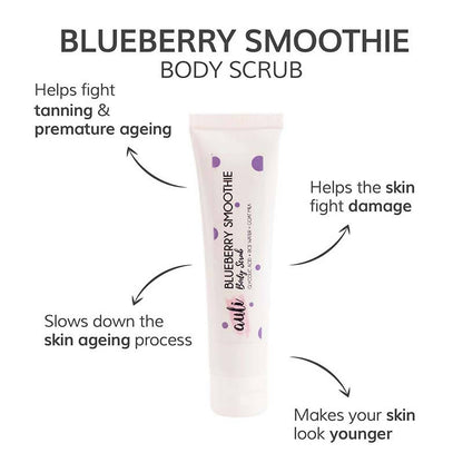 Auli Blueberry Smoothie Body Scrub - Distacart