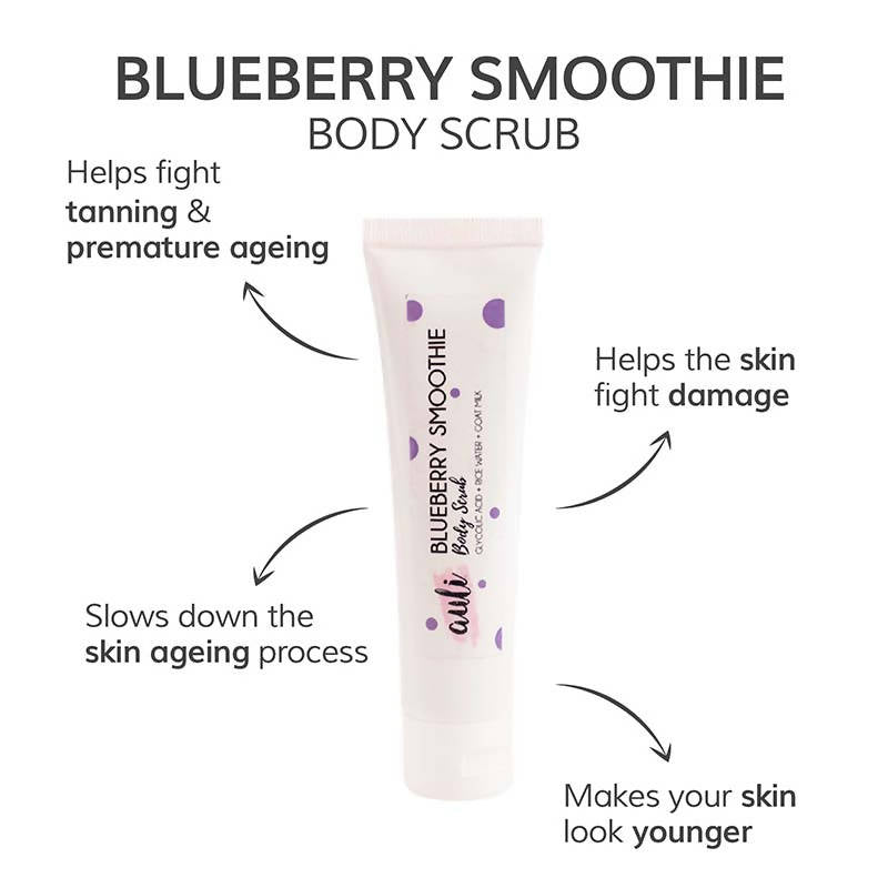 Auli Blueberry Smoothie Body Scrub - Distacart