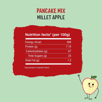 Thumbnail for Timios Apple Millet Pancake with Cocoa Nutrition Facts