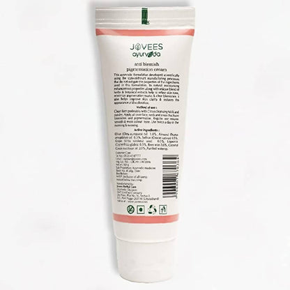 Jovees Ayurveda Anti Blemish Pigmentation Cream - Distacart