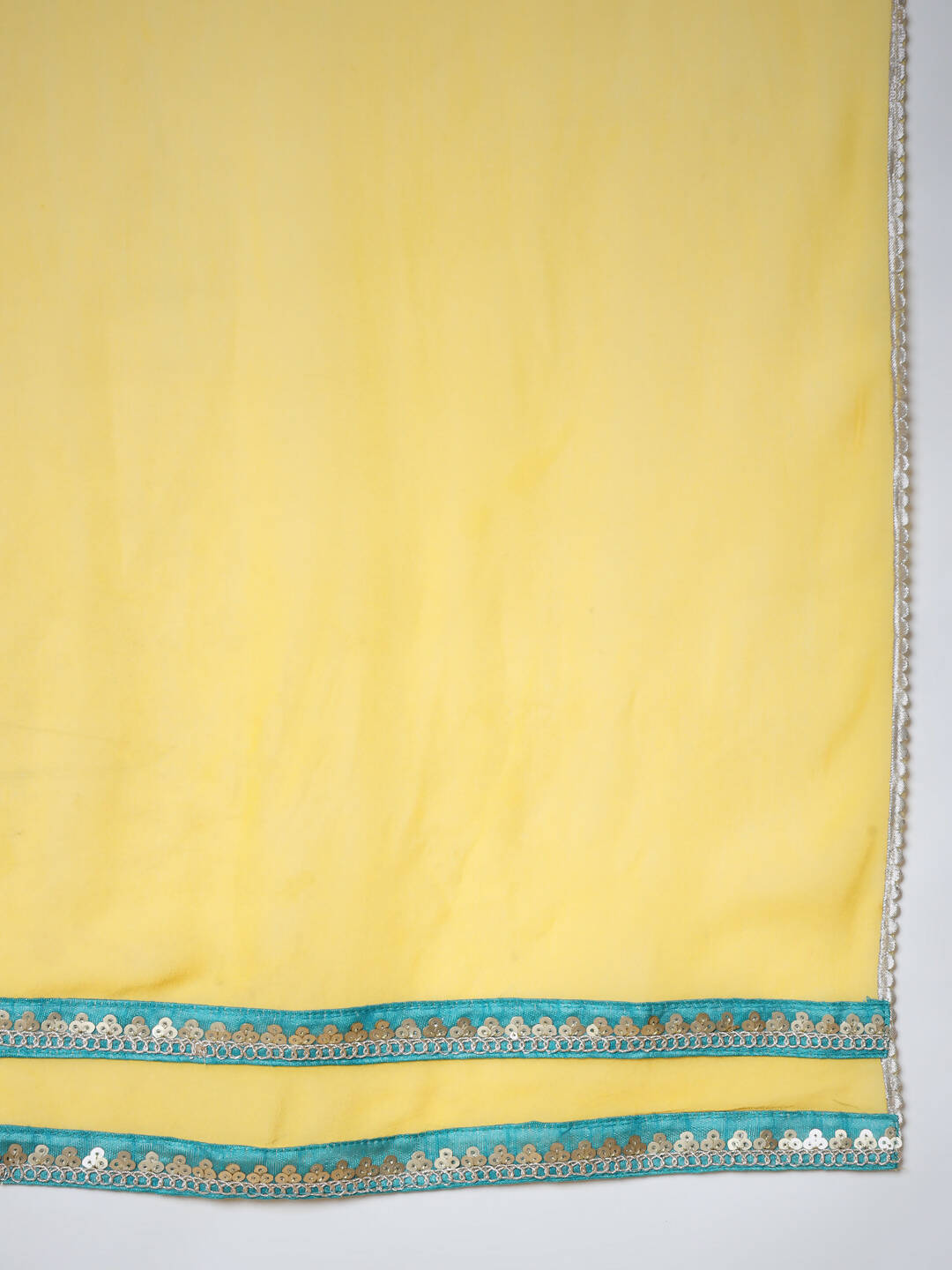 Myshka Women's Yellow A-Line Kurta & Salwar With Dupatta - Distacart