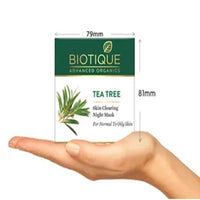 Thumbnail for Biotique Tea Tree Skin Cleaning Night Mask