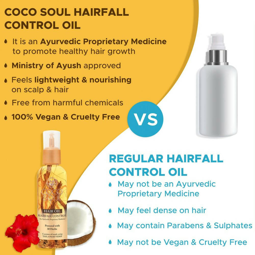 Coco Soul Hair Oil Hairfall Control - Distacart
