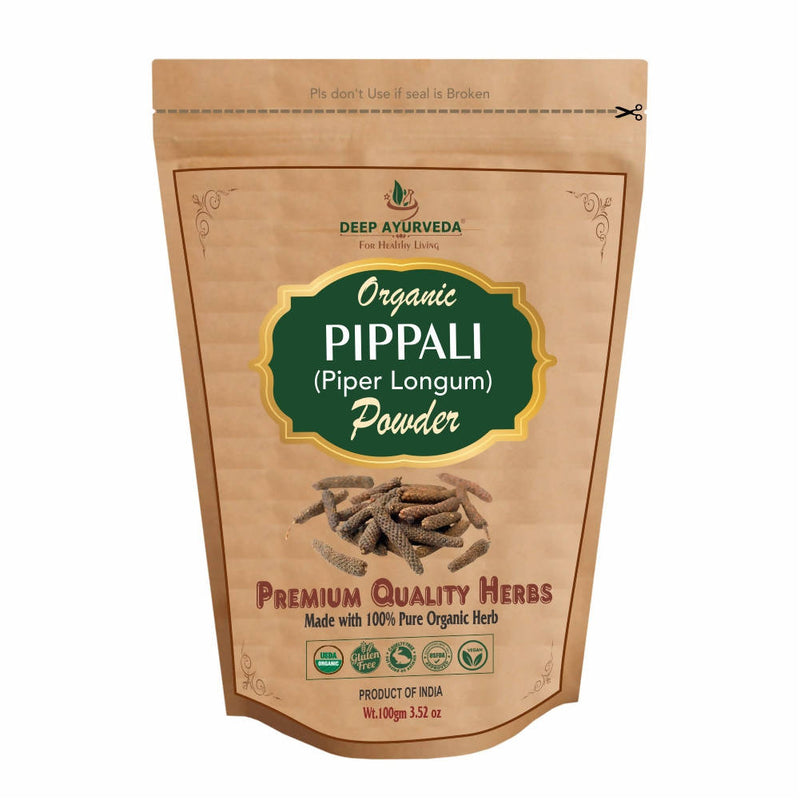 Deep Ayurveda Organic Pippali Powder - Distacart