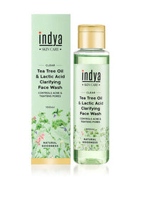 Thumbnail for Indya Tea Tree Oil & Lactic Acid Clarifying Face Wash Benefits