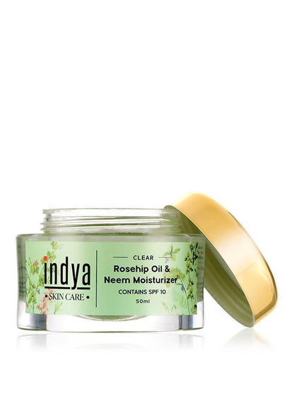 Indya Rosehip Oil & Neem Moisturizer Online