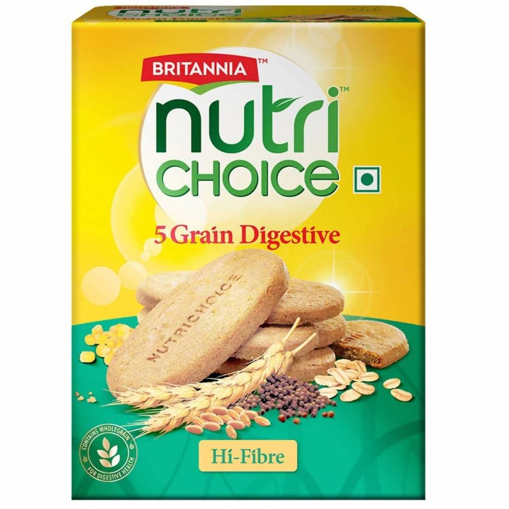 Britannia NutriChoice 5 Grain Digestive Hi-Fibre - Distacart