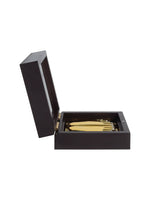 Thumbnail for Golden Peacock Brown Wooden Ganesha Prayer Box - Distacart