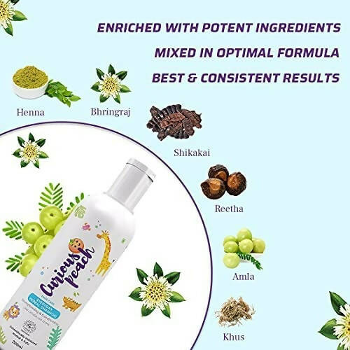 Curious Peach Everyday Herbal Shampoo - Distacart