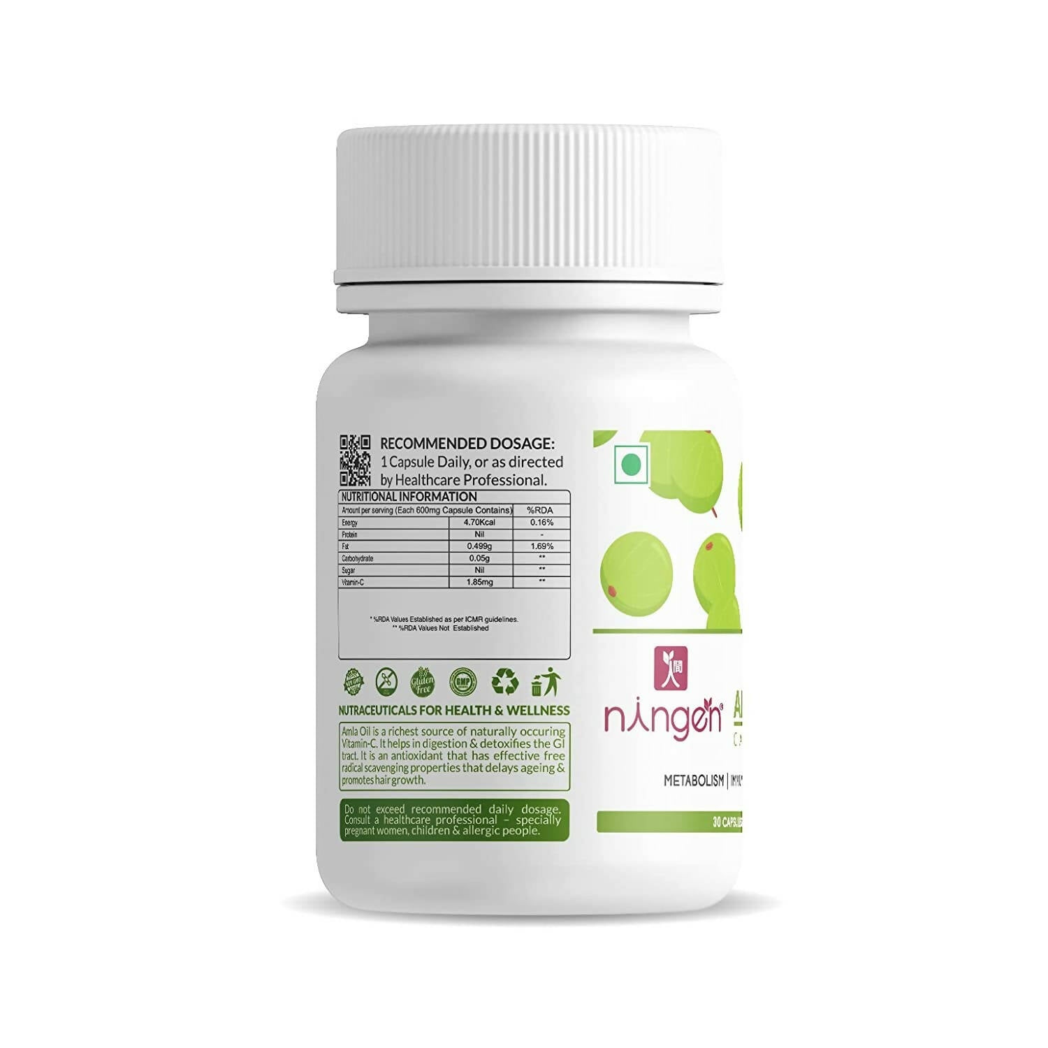 Ningen Amla Oil Capsules - Distacart
