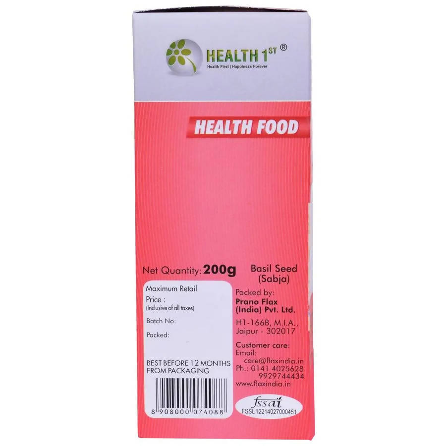 Health 1st Basil Seed (Sabja) - Distacart