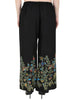 Mominos Fashion Black Floral Design Palazzo