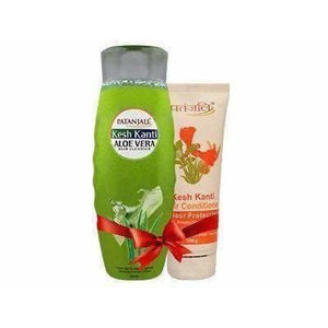 Patanjali Aloevera Shampoo & Colour Protection Conditioner Combo Pack - Distacart