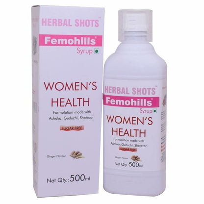 Herbal Shots Ayurveda Femohills Syrup