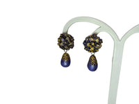 Thumbnail for Terracotta Flower Stud With Waterdrop Earrings