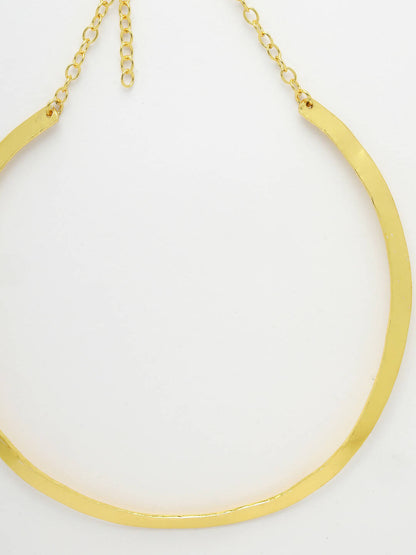 NVR Women Gold Plated Choker Necklace - Distacart