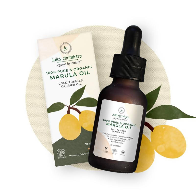 Juicy Chemistry Cold Pressed Marula Carrier Oil - Distacart