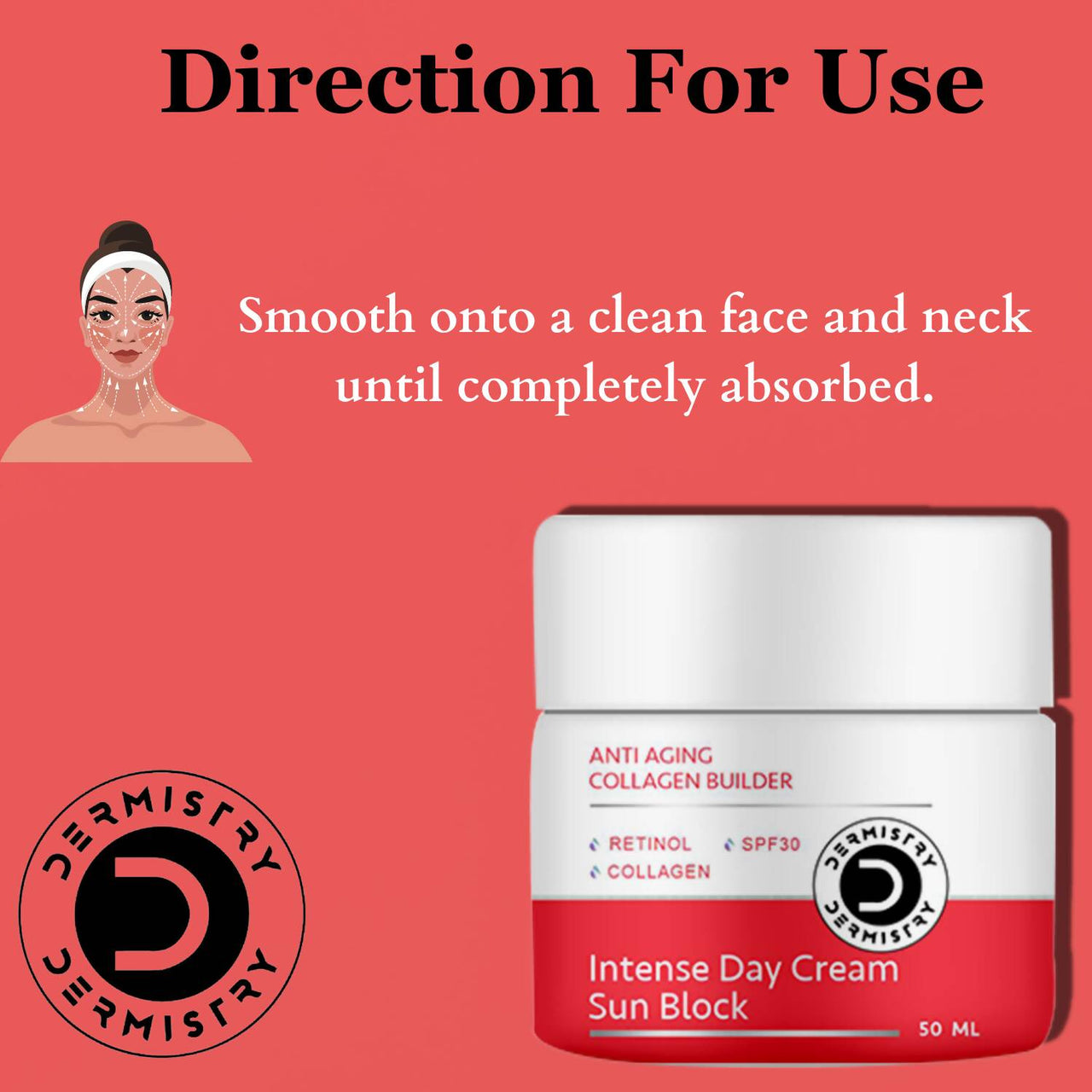 Dermistry Anti Aging Intense Day Cream Sun Block & Instant Intense Face Mask - Distacart