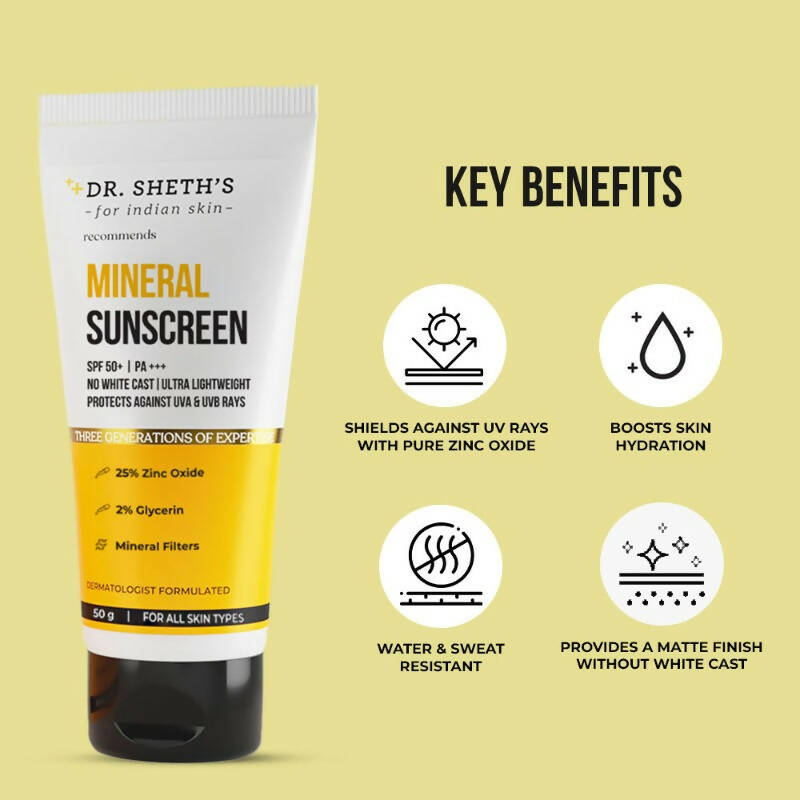 Dr. Sheth's Mineral Sunscreen - Distacart
