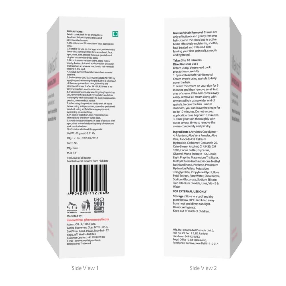 Maxisoft Hair Removal Cream - Distacart