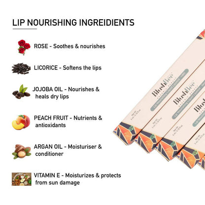 BlushBee Organic Beauty Lip Nourishing Liquid Lipstick - Reddish Maroon - Distacart