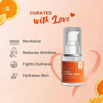 NutriGlow Advanced Organics Vitamin C Serum with Hyaluronic Acid - Distacart