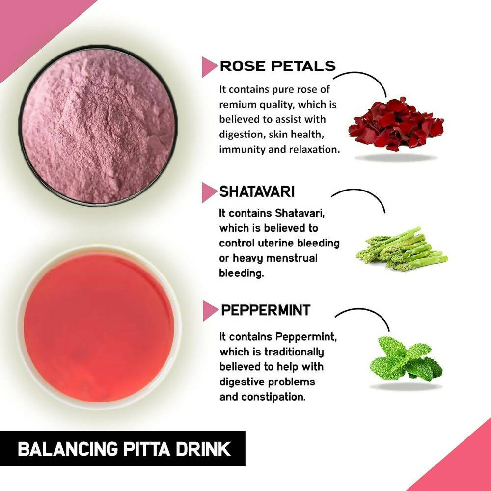 Just Vedic Balancing Pitta Drink Mix - Distacart